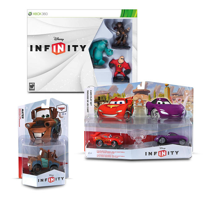 Disney Infinity Start Pack with Cars Play Set and Single Figure Pack
