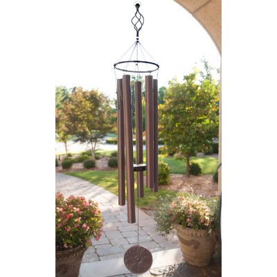 Premium Photo  Heart shape wind chimes detail