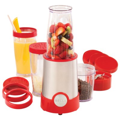 Bella Red 6-Piece Rocket Blender