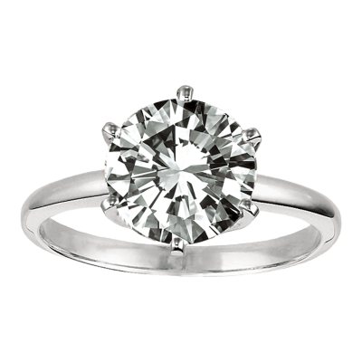 1.02 ct. Diamond Solitaire Ring in Platinum Setting E VVS2 Sam s Club