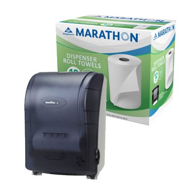 Get Marathon® Manually Operated Roll Towel Dispenser for 1 when you