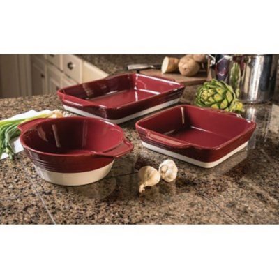 3PC BAKEWARE SET RED Sam's Club