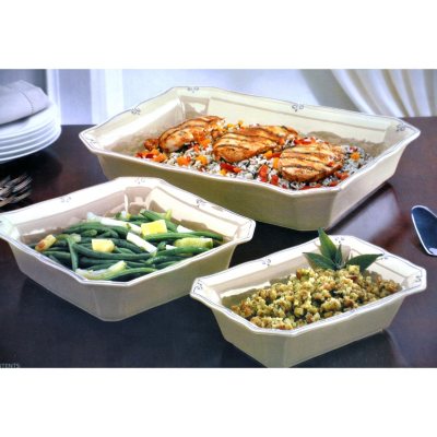 3PC BAKEWARE WHITE Sam's Club