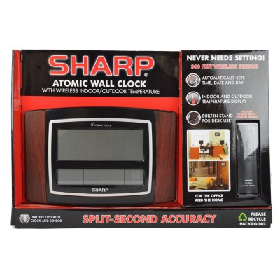 SHARP DIGITAL CLOCK ATOMIC CLOCK Sam's Club