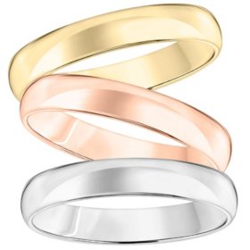 4mm Comfort-Fit Wedding Band in 14K Gold