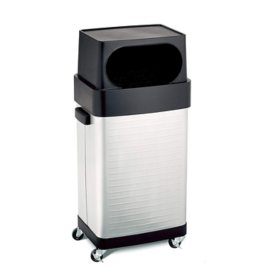 Seville Classics UltraHD Stainless Steel Trash Can, 17 Gal.