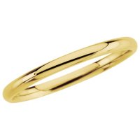 14K Yellow Gold Comfort-Fit Band -  2mm