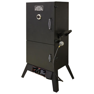 Smoke Hollow 38 inch LP Gas Smoker with 2 Doors, 4 Fully Adjustable Cooking Grids