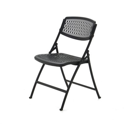 Black discount foldable chairs