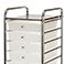 Clear, variant on Seville Classics 10 Drawer Cart (Multiple Colors)