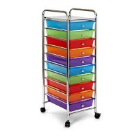Seville Classics 10 Drawer Cart (Multiple Colors)