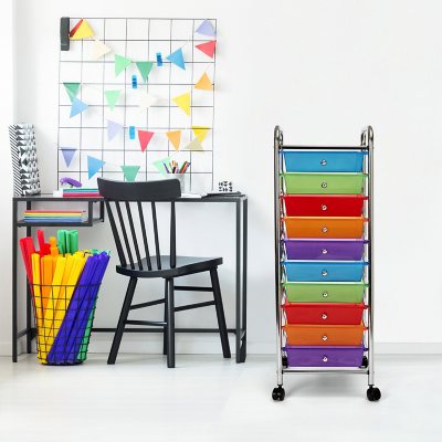 Seville Classics 10 Drawer Cart (Multiple Colors) - Sam's Club