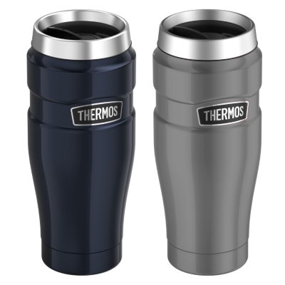 Thermos 16 oz. Stainless King Insulated Tumbler 2-Pack - Cranberry/Midnight  Blue
