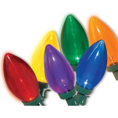 50 ct. LED Incandescentstyle Transparent C9 Lights Color Sam's Club