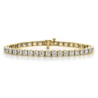 4.95 CT. T.W. Diamond Tennis Bracelet in 14K Gold (H-I, I1)