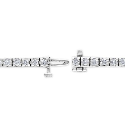 4.50 Carat Diamond Tennis Bracelet in 14k Yellow Gold