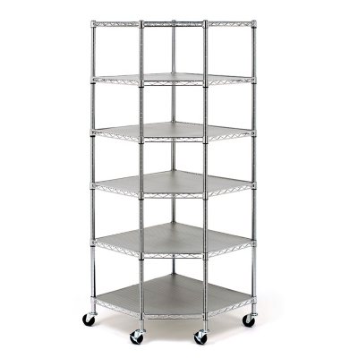 Heavy-Duty, Multi-Function sticky corner shelves 