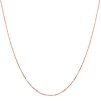22" Adjustable Cable Chain in 14K Gold
