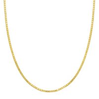 Adjustable Box Chain in 14K Gold, .70mm