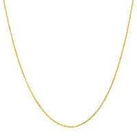 22" Adjustable Cable Chain in 14K Gold