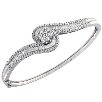 Pavé Diamond Studded Bangle – San Antonio Jewelry