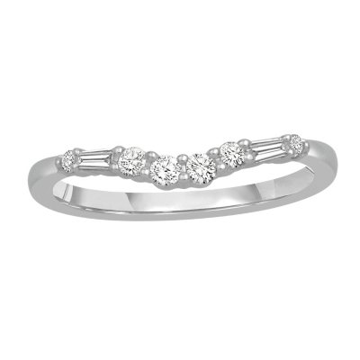 Noémie The Baguette Diamond Band Ring