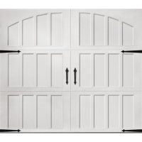 Amarr Classica 3000 White Carriage House Garage Door (Multiple Options)