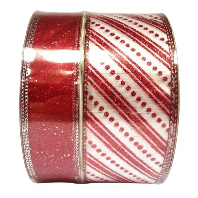 Holiday Ribbon 2 pk./50 yds. each - Various Colors - Sam's Club