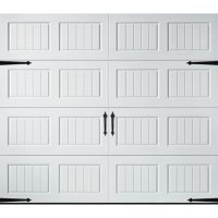 Amarr Hillcrest 1000 White Panel Garage Door (Multiple Options)