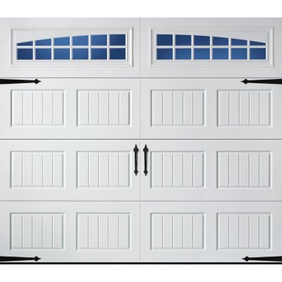 Amarr Hillcrest 1000 White Panel Garage Door Multiple Options Sam S Club