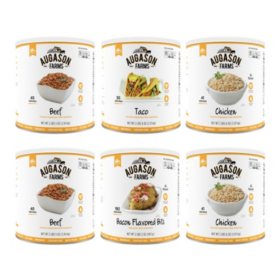 Augason Farms Meat Substitute Pack - #10 cans - 6 pk.