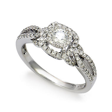 .65 ct. t.w. Unique Brilliance Diamond Bridal Ring in 14K White Gold (HI, I1)