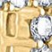 Yellow, variant on 0.20 CT. T.W. Round Cut Diamond Cross Pendant in 14K Gold