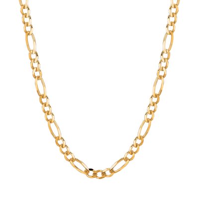 Mens 14k gold figaro on sale chain