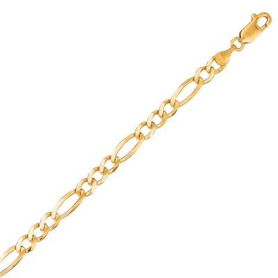 Figaro Link Chain in Yellow Gold - 4mm – The GLD Shop