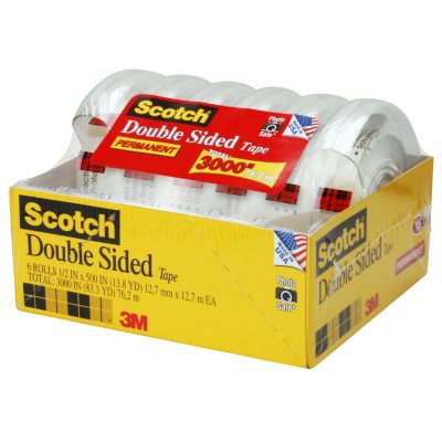 Scotch® Double Sided Tape Sam's Club