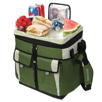 50 Can Collapsible TableTop Cooler With Easy Access Lid Green Sam's