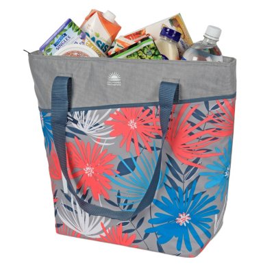 High Performance Thermal Tote Grey Flowers Sam s Club