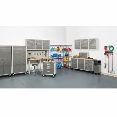 Seville Classics UltraHD Commercial Heavy-Duty Workcenter, with Pegboard  Workbenches 