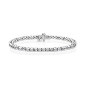 0.96 CT. T.W. Ribbons Diamond Bracelet in 14K Gold (H-I, I1)