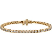 1 CT. T.W. Ribbons Diamond Bracelet in 14K Gold (H-I, I1)