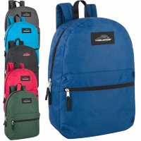Trailmaker 17" Backpacks 6 Classic Colors - 24 Pack