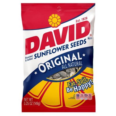 David Sunflower Seeds - 5.25 oz. Bag - 12 ct. - Sam's Club