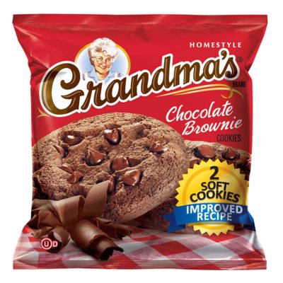 Grandma's Fudge Chocolate Chip Cookie - 2 cookie per pk. - 60 ct. - Sam ...