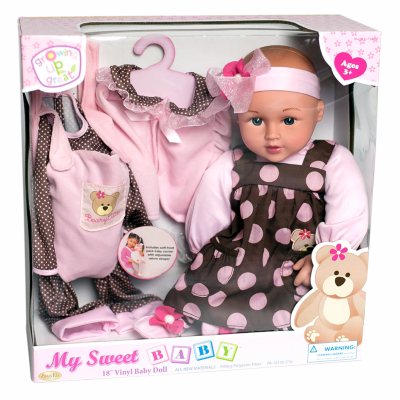 18 Growing Up Great Vinyl Baby Doll Various Doll Types Sam s Club