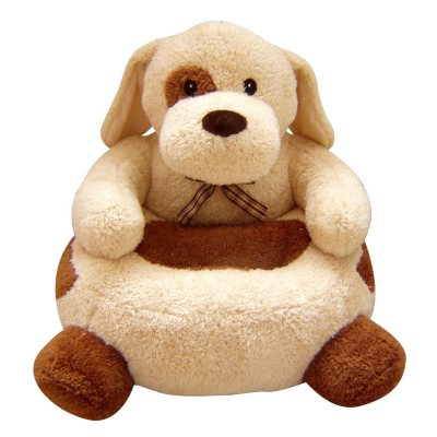 Plush deals dog chair