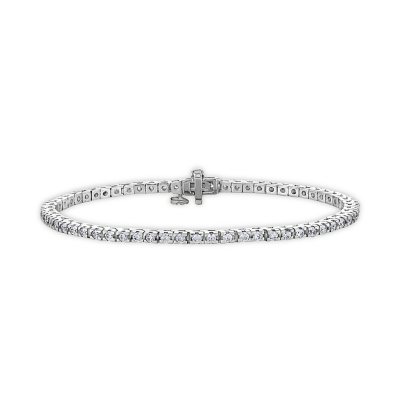 2 Carat Diamond Tennis Bracelet in 14k White Gold