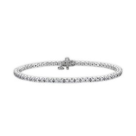 1.96 CT. T.W. Diamond Tennis Bracelet in 14K Gold (H-I, I1)