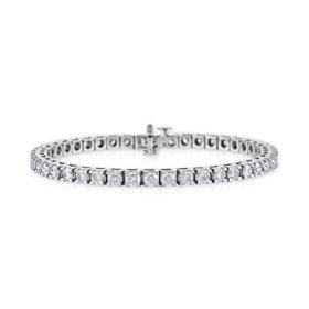 Diamond Tennis Bracelet in 14K Gold (H-I, I1)