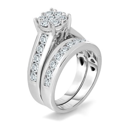 Superior Quality VS Collection 1.21 CT. T.W. Princess Shaped Diamond  Engagement Ring in 18K White Gold (I, VS2) - Sam's Club